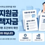 정부지원금 VS 정책자금 이미지