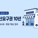 상가 계약갱신요구권 10년 이미지