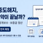 상가 중도해지, 언제 계약이 끝날까 이미지